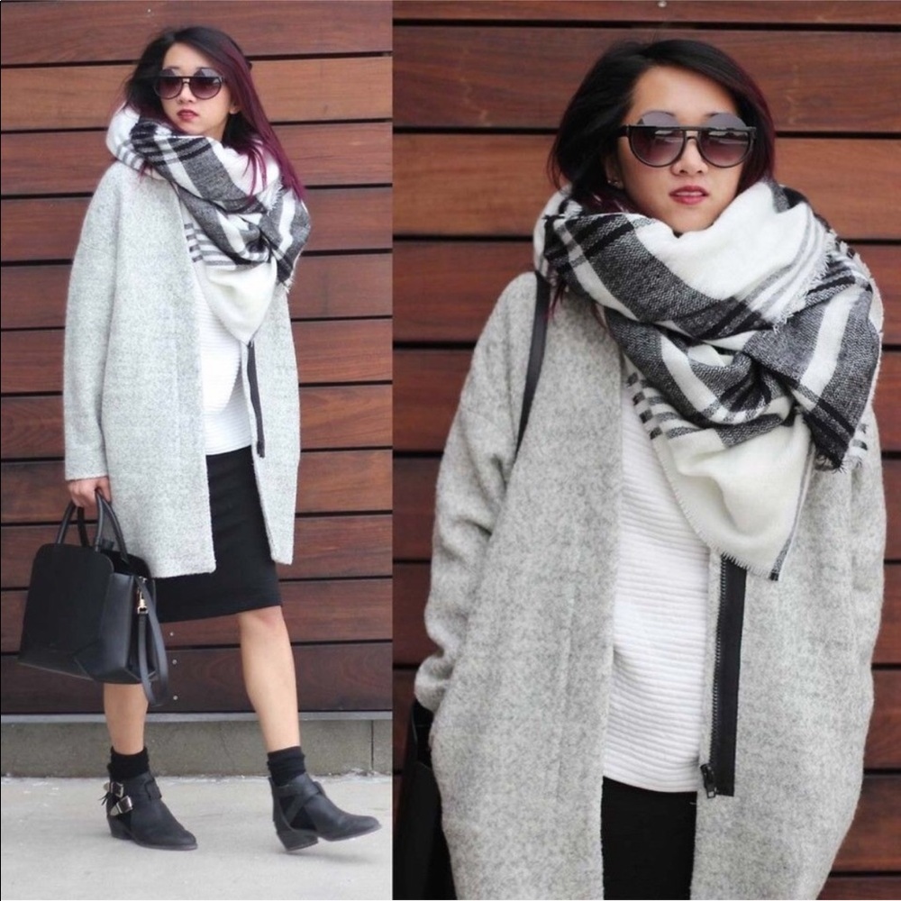 Zara Oversized Chic Blanket Scarf - Picture 6 of 8